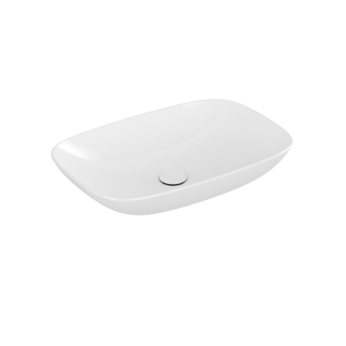 Раковина накладная Villeroy & Boch Loop&Friends 62 x 42 см, альпийский белый