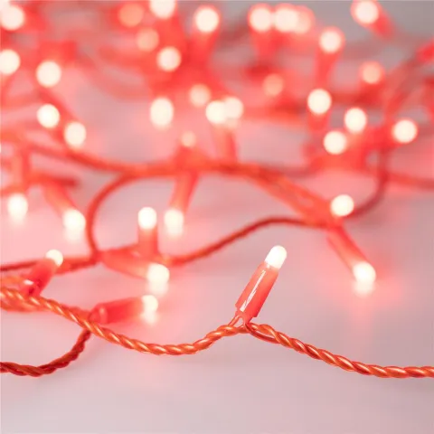 Светодиодная гирлянда Ardecoled ARD-STRING-CLASSIC-10000-RED-100LED-MILK-STD Red (230V, 7W)