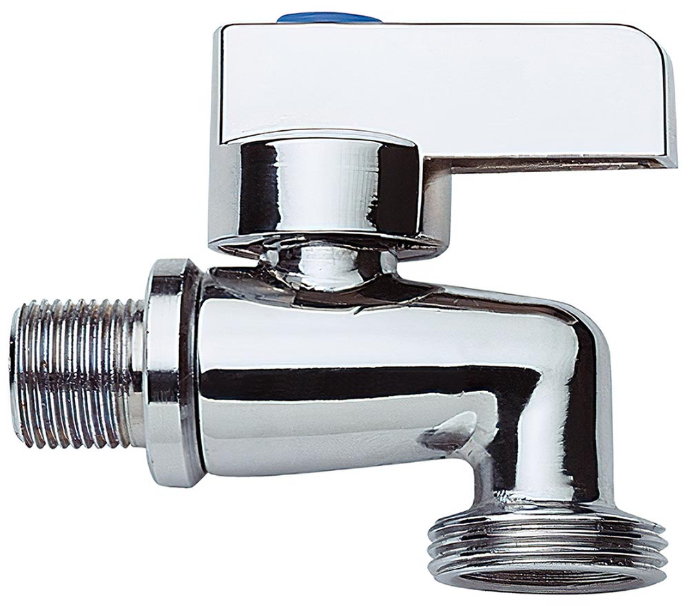 Кран угловой шаровый 1/2"×3/4" Remer 19712