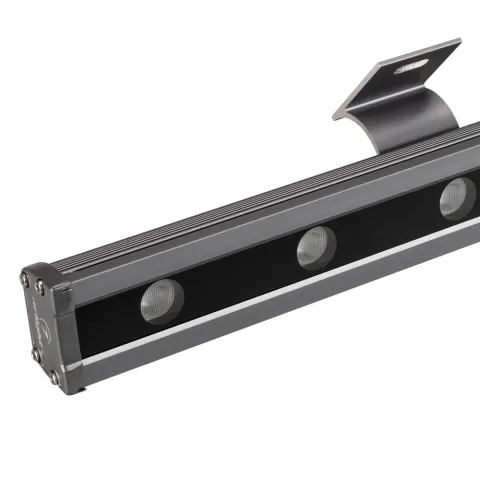 Светодиодный прожектор Arlight AR-LINE-1000L-48W-24V RGB-Warm3000 (Grey, 15x45 deg, DMX512)