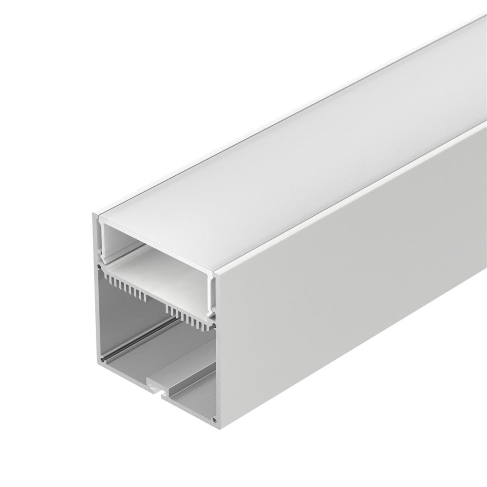 Профиль с экраном Arlight SL-LINE-7477-2500 WHITE+OPAL