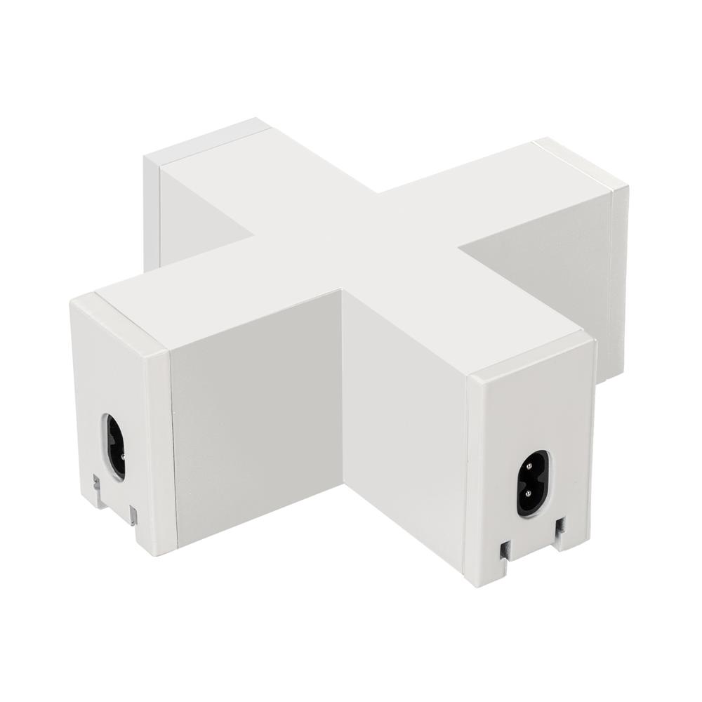 Коннектор крестовой Arlight NEO-CLIP-38-CON-X-WH