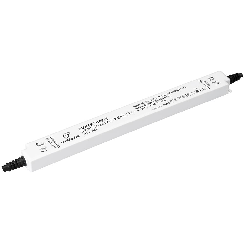 Блок питания Arlight ARPV-LV-24060-LINEAR-PFC (24V, 2.5A, 60W)
