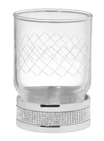 Стакан для зубных щеток Boheme Royal Cristal, чёрный матовый