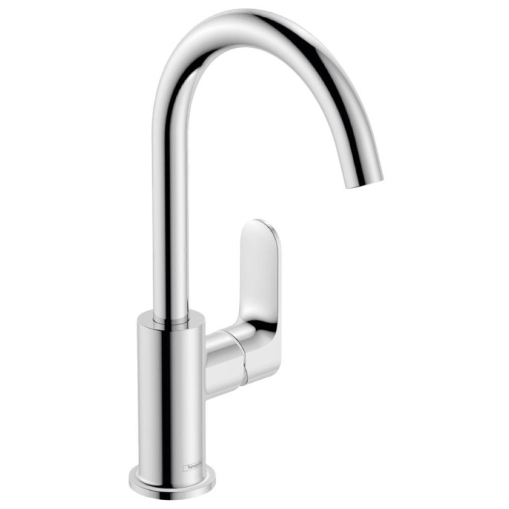 Смеситель для раковины Hansgrohe Rebris S 210, с поворотным изливом, со сливным гарнитуром, хром
