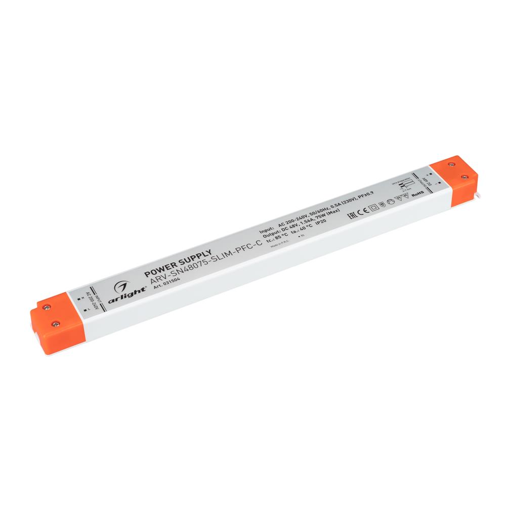 Блок питания Arlight ARV-SN48075-SLIM-PFC-C (48V, 1.56A, 75W)