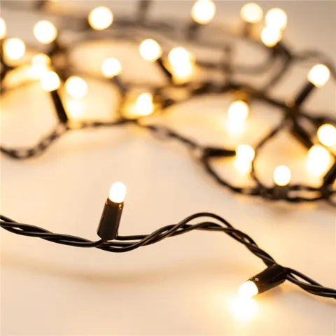 Светодиодная гирлянда Ardecoled ARD-STRING-CLASSIC-10000-BLACK-100LED-MILK-STD Warm (230V, 7W)
