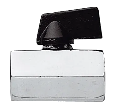Кран шаровый mini внутр/внутр 1/4" Remer 372FF14, хром