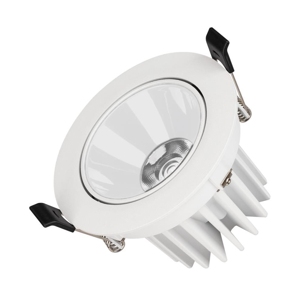 Светильник Arlight MS-FORECAST-BUILT-TURN-R102-12W Day4000 (WH-WH, 32 deg, 230V)