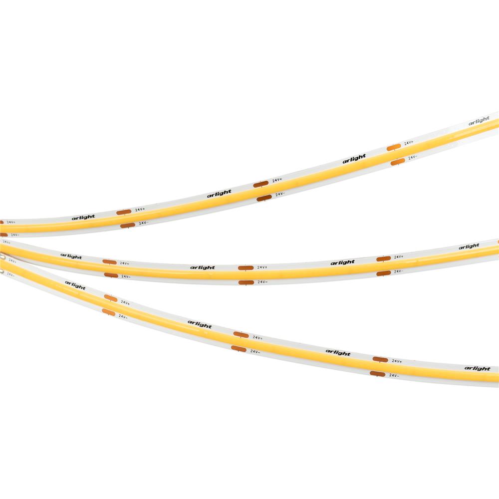 Светодиодная лента герметичная Arlight COB-SE-X480-8mm 24V Warm2700 (10 W/m, IP65, 5m)