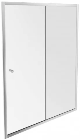 Душевая дверь Jacob Delafon Serenity 140х190 см, серый блестящий, реверсивная, прозрачное стекло