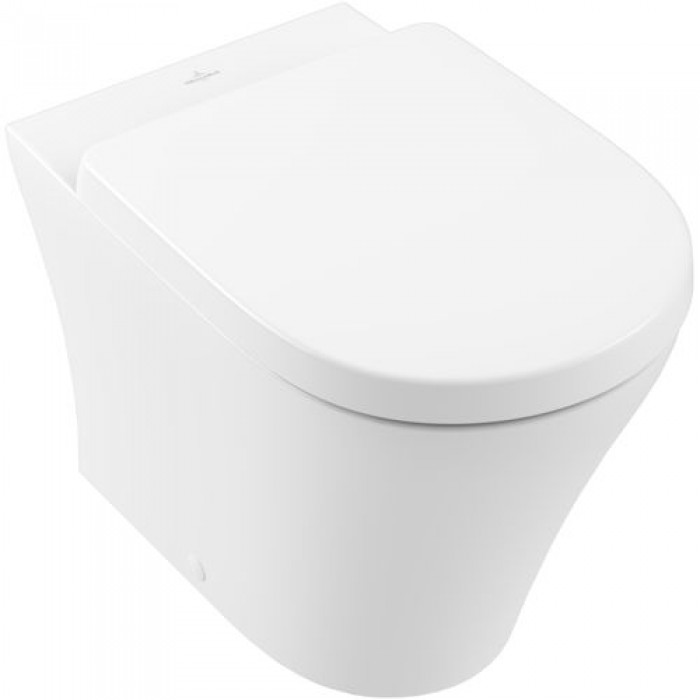 Унитаз приставной Villeroy & Boch O.Novo, альпийский белый