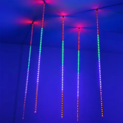 Светодиодная гирлянда Ardecoled ARD-ICEFALL-CLASSIC-D12-1000-5PCS-CLEAR-120LED-LIVE RGB (230V, 11W)