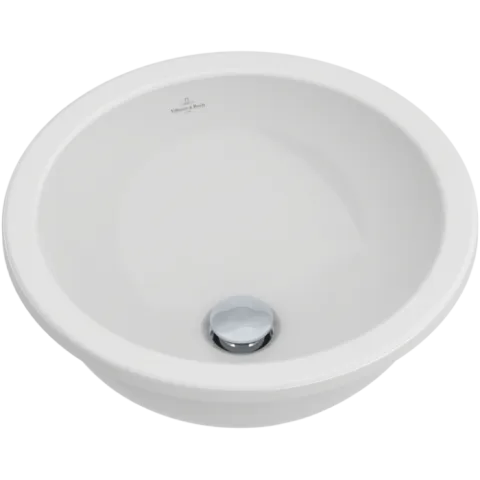 Встраиваемая раковина Villeroy & Boch Loop & Friends, 450 x 450 x 205 мм, с переливом, нешлифованный, альпийский белый