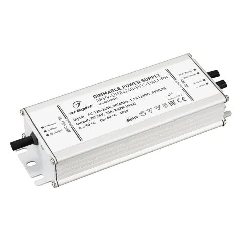 Блок питания Arlight ARPV-UH24240-PFC-DALI-PH (24V, 10.0A, 240W)