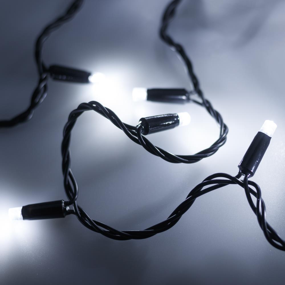 Светодиодная гирлянда Ardecoled ARD-STRING-CLASSIC-10000-BLACK-100LED-FLASH WHITE (230V, 7W)
