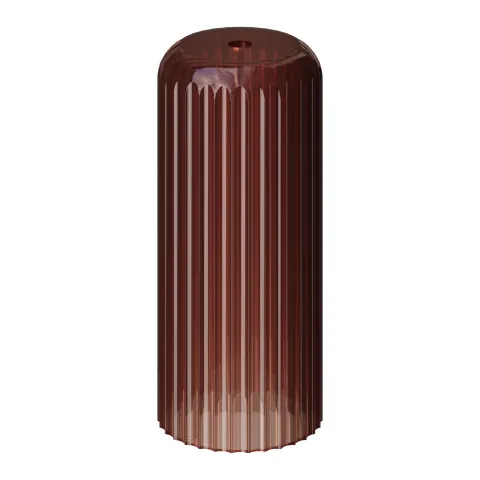 Пьедестал полиэфирный рифленый Boheme GLOW цвет BURGUNDY, золото