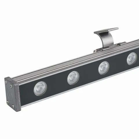 Светодиодный прожектор Arlight AR-LINE-1000S-18W-24V RGB (Grey, 30 deg, DMX512)
