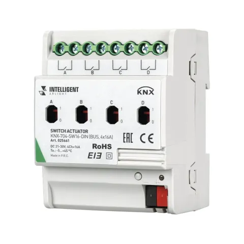 Релейный модуль Arlight KNX-704-SW16-DIN (BUS, 4x16A)