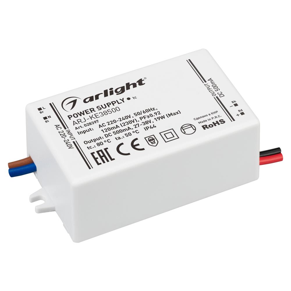 Блок питания Arlight ARJ-KE38500 (19W, 500mA, PFC)