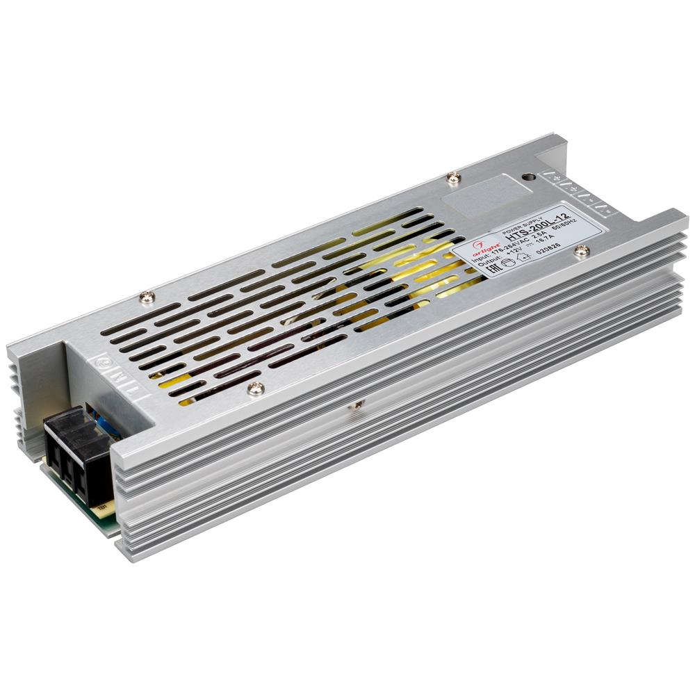 Блок питания Arlight HTS-200L-12 (12V, 16.7A, 200W)