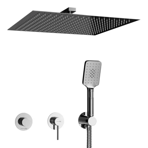 Встраиваемый комплект для душа с верхней насадкой и л WasserKRAFT Muritz 9851.98DVR2.090.119.444.010.126