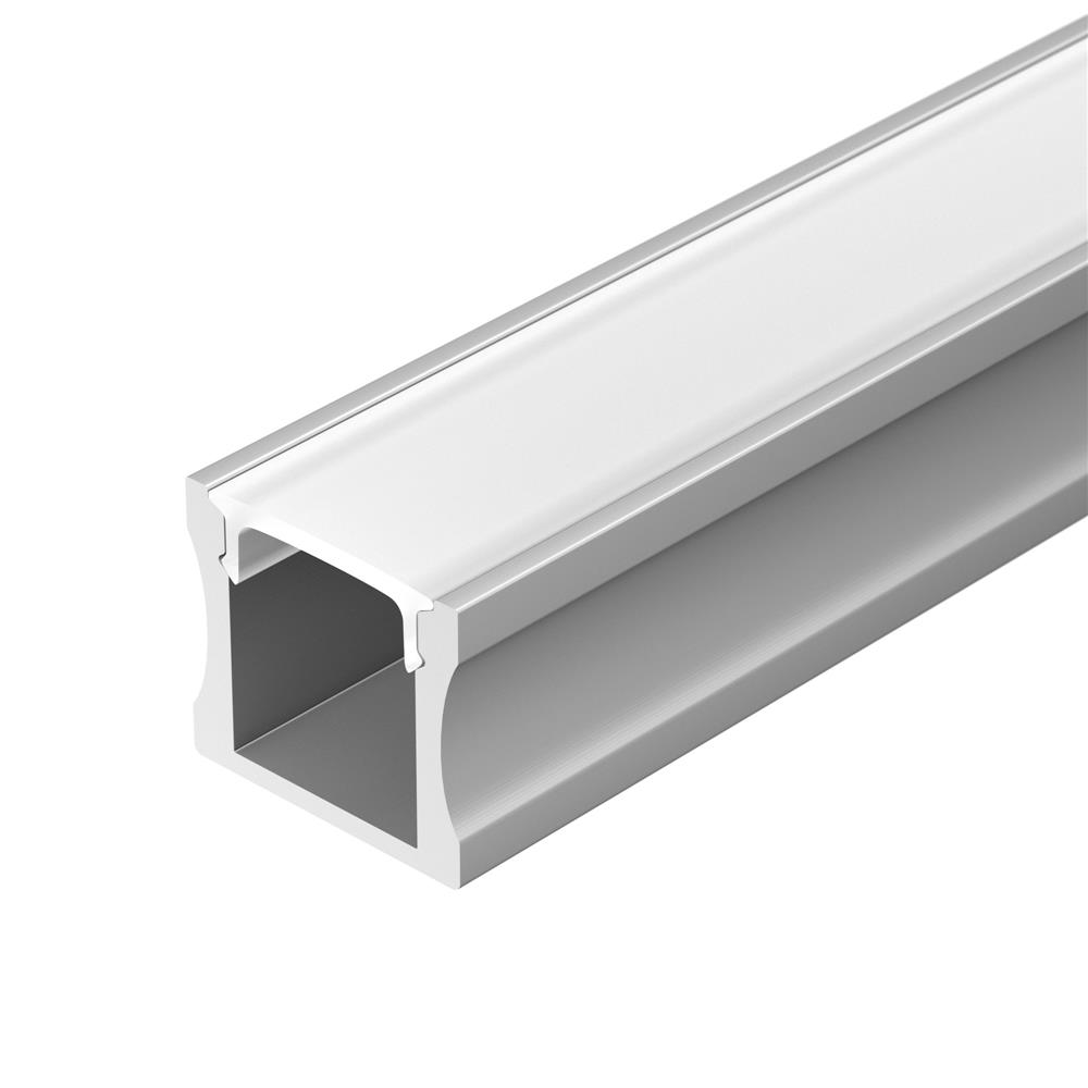 Профиль с экраном Arlight ALU-SLIM-H15-2000 ANOD+FROST