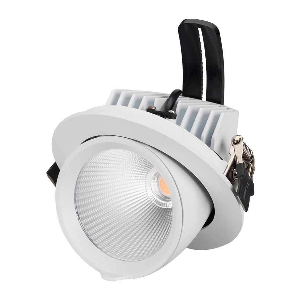 Светильник Arlight LTD-EXPLORER-R130-20W Warm3000 (WH, 38 deg)