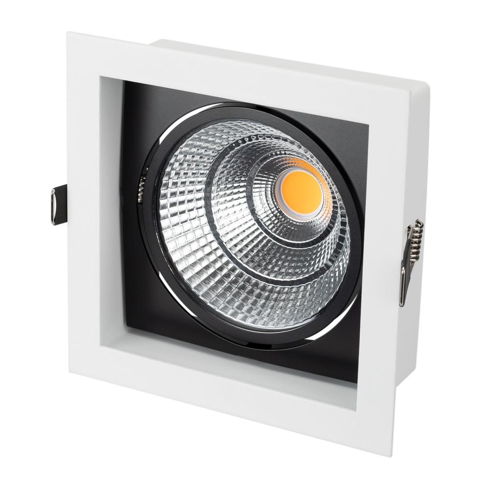 Светильник Arlight CL-KARDAN-S152x152-25W Warm3000 (WH-BK, 30 deg)