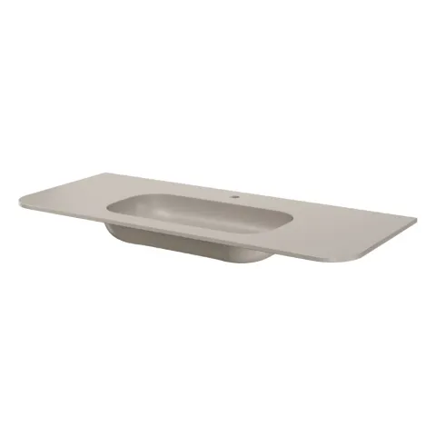 Раковина моноблок ArmadiArt VOI 120см CASHMERE 1отв