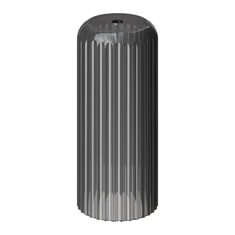 Пьедестал полиэфирный рифленый Boheme GLOW цвет GREY, золото