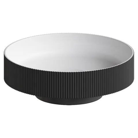 Раковина накладная Ø40 см ArmadiArt Sole Corian