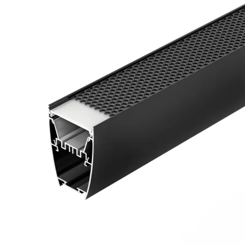 Профиль Arlight LINE-5075-U-HONEYCOMB-2000 BLACK