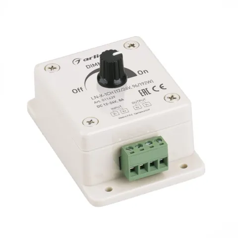 Диммер Arlight LN-X-1CH (12/24V, 96/192W)