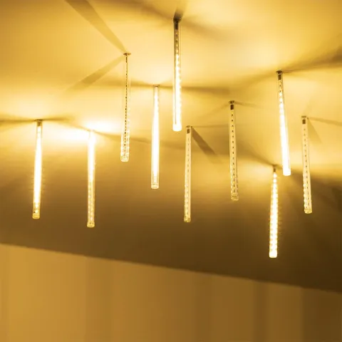 Светодиодная гирлянда Ardecoled ARD-ICEFALL-CLASSIC-D12-200-10PCS-CLEAR-32LED-LIVE WARM (230V, 10.5W)