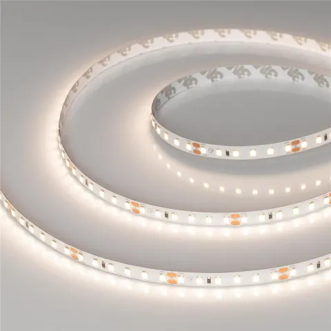 Светодиодная лента Arlight RT-A120-8mm 24V Warm3500 CRI98 (14.4 W/m, IP20, 2835, 5m)