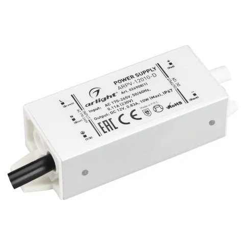 Блок питания Arlight ARPV-12010-D (12V, 0.83A, 10W)