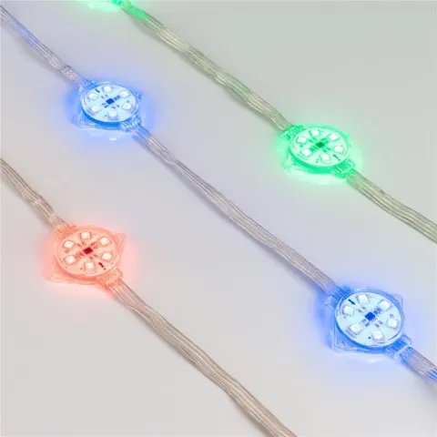 Модуль управляемый Arlight VISOR-SPI-5060-6-24V RGB 120deg (D40x12mm, 1.5W, IP68)