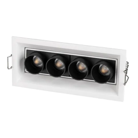 Светильник Arlight MS-ORIENT-BUILT-TURN-TC-S67x150-10W Warm3000 (WH-BK, 30 deg, 230V)