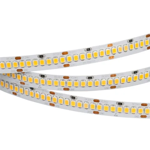Светодиодная лента Arlight RT 2-5000 24V White6000 10mm (2835, 252 LED/m, LUX)