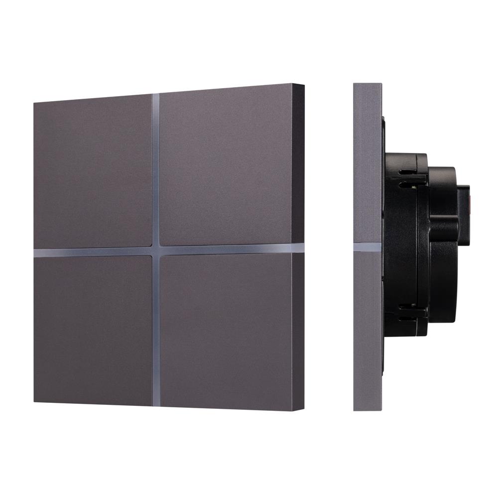 Сенсорная панель Arlight KNX-304-13-IN Grey (BUS, Frameless)
