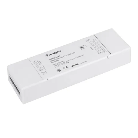 Контроллер Arlight SMART-K41-MULTI-PUSH-SUF (12-48V, 5x6A, RGB-MIX, 2.4G)