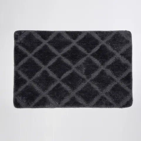 Коврик для ванной комнаты WasserKRAFT Lippe BM-6512 Charcoal Gray