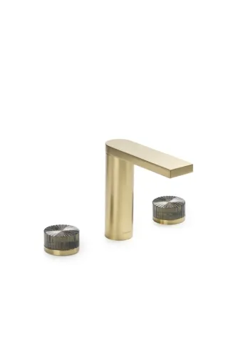Смеситель из стены Boheme STELLA на 3 отв STELLA GREEN, золото матовое