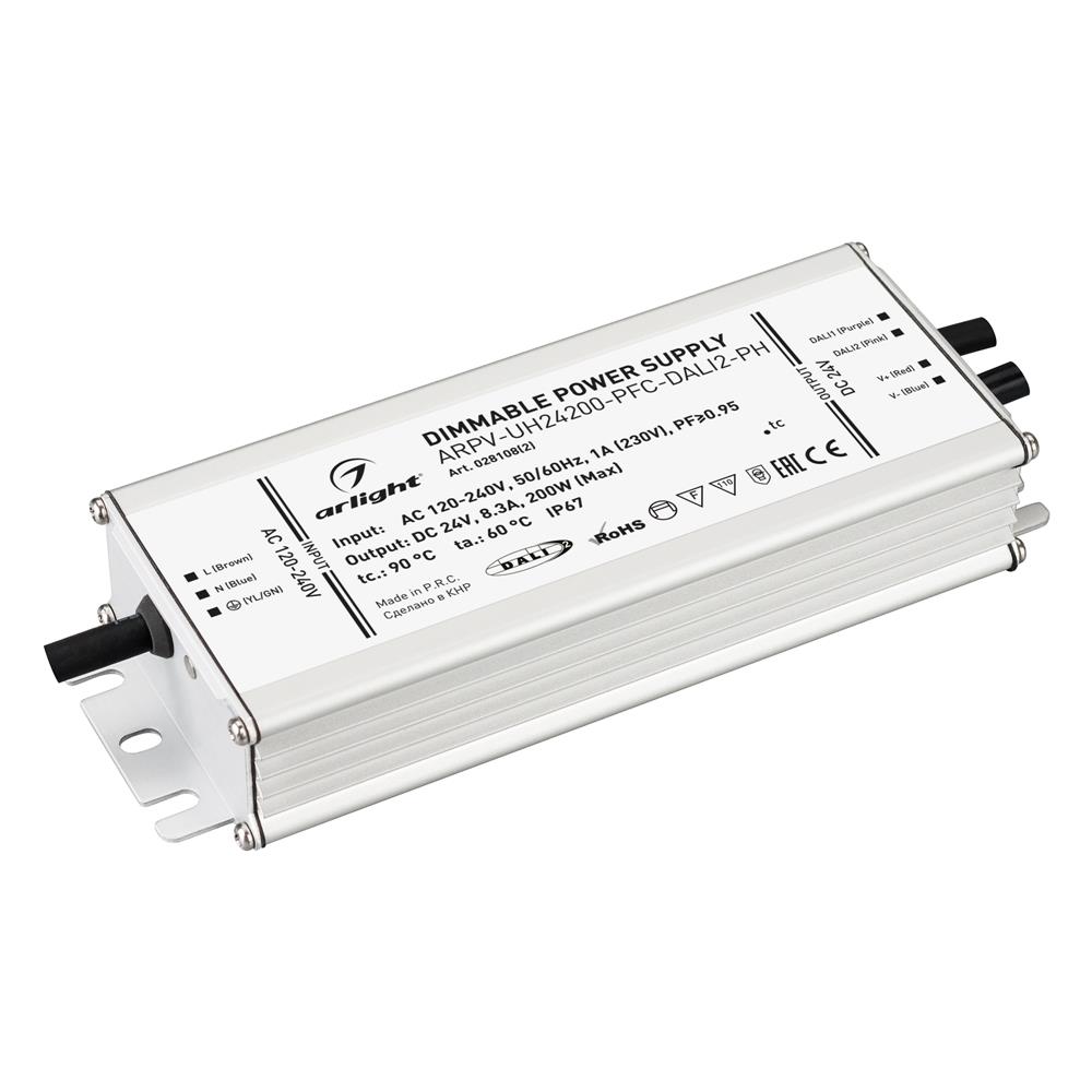 Блок питания Arlight ARPV-UH24200-PFC-DALI2-PH (24V, 8.3A, 200W)