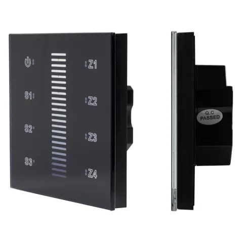 Сенсорная панель Arlight DALI-901-11-ADDR-3SC-DIM-DT6-IN Black (BUS)