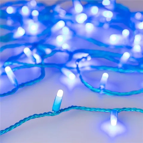 Светодиодная гирлянда Ardecoled ARD-STRING-CLASSIC-10000-BLUE-100LED-MILK-FLASH Blue (230V, 7W)
