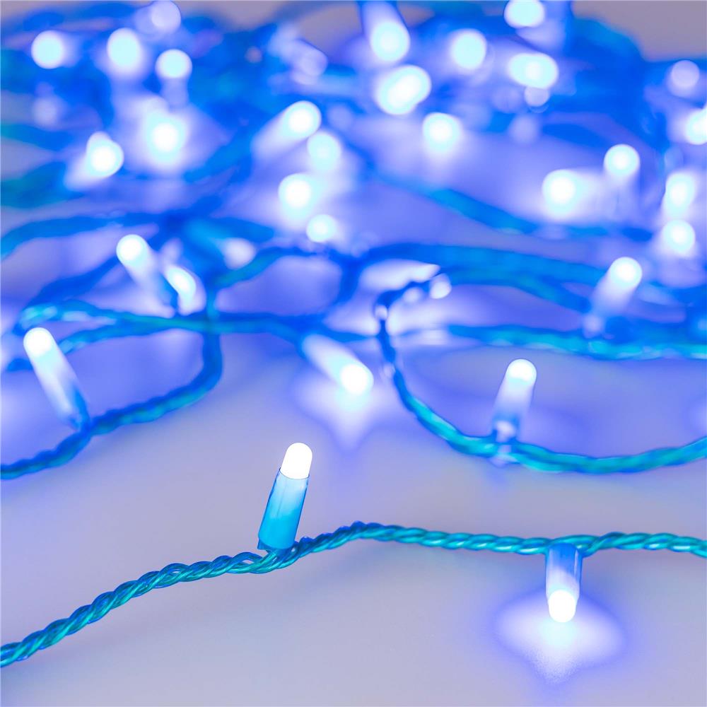 Светодиодная гирлянда Ardecoled ARD-STRING-CLASSIC-10000-BLUE-100LED-MILK-FLASH Blue (230V, 7W)