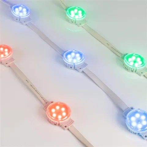 Модуль управляемый Arlight SPI-F6-D40 24V RGB-RAM-Auto (1.25W, IP68, 120 deg)