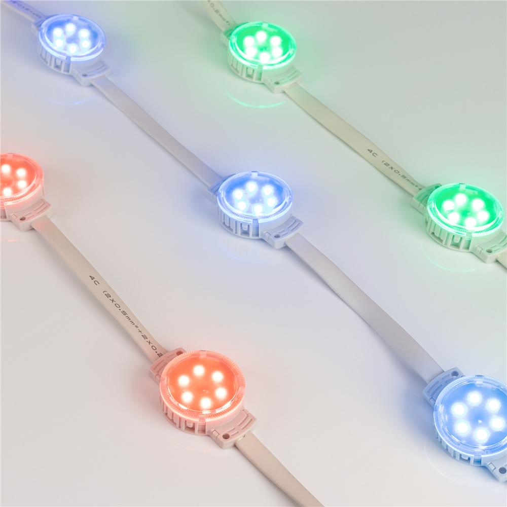Модуль управляемый Arlight SPI-F6-D40 24V RGB-RAM-Auto (1.25W, IP68, 120 deg)